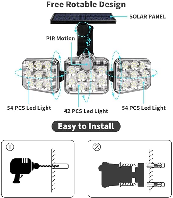 SOLAR HOUSE ™- Solar Lights Outdoor with Motion Sensor