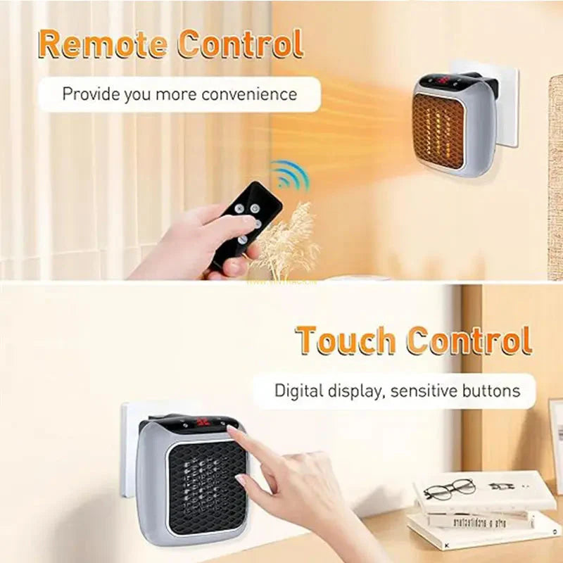SOLAR HOUSE ™- 800W Plug-in Mini Heater with Remote